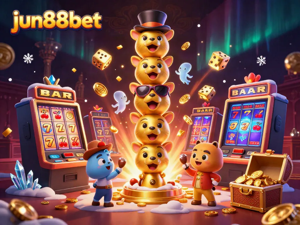Engage in thrilling gameplay with jun88bet's dynamic casino scene showcasing exciting game features.